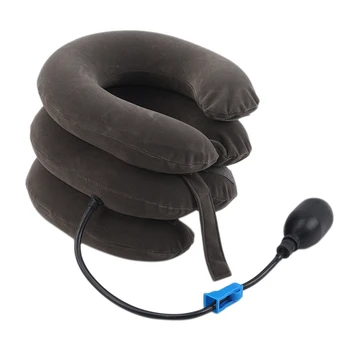 Three Layer Cervical Massager Inflatable Health Care Cervical Vertebra Nursing Treatment Tool Home Traction Device 
Three Layer Cervical Massager Inflatable Health Care Cervical Vertebra Nursing Treatment Tool Home Traction Device