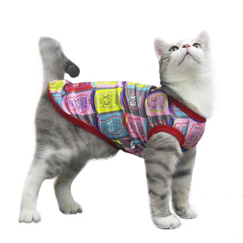 Cat Vest Clothes Cute Colorful Spring Summer New Cat Intimate Pet Costume Pets Cat Costume
Cat Vest Clothes Cute Colorful Spring Summer New Cat Intimate Pet Costume Pets Cat Costume