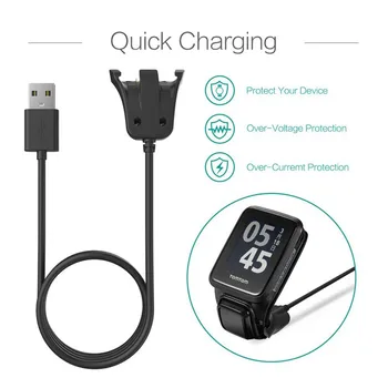 Multifunction Smart Watch Data Cable USB Charging Cable Charging Base Charger TomTom Adventurer Golfer2 Runer2 / 3 Spark Spark3
Multifunction Smart Watch Data Cable USB Charging Cable Charging Base Charger TomTom Adventurer Golfer2 Runer2 / 3 Spark Spark3