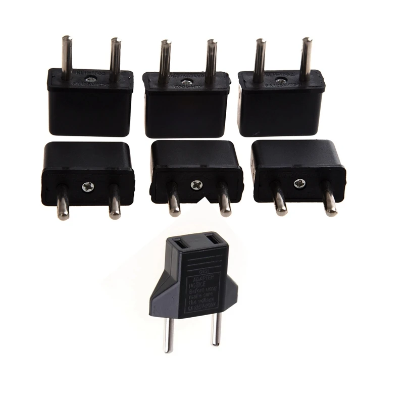 6X American To European Outlet Plug Adapter & 5X USA US EU Euro Converter Charger AC Power | Обустройство дома