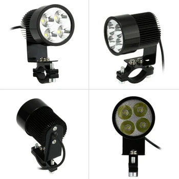 Pair 4LED Waterproof Motorcycle DRL Driving Headlight Spot Light Fog Light Mount Low Consumption, High Efficiency
Pair 4LED Waterproof Motorcycle DRL Driving Headlight Spot Light Fog Light Mount Low Consumption, High Efficiency