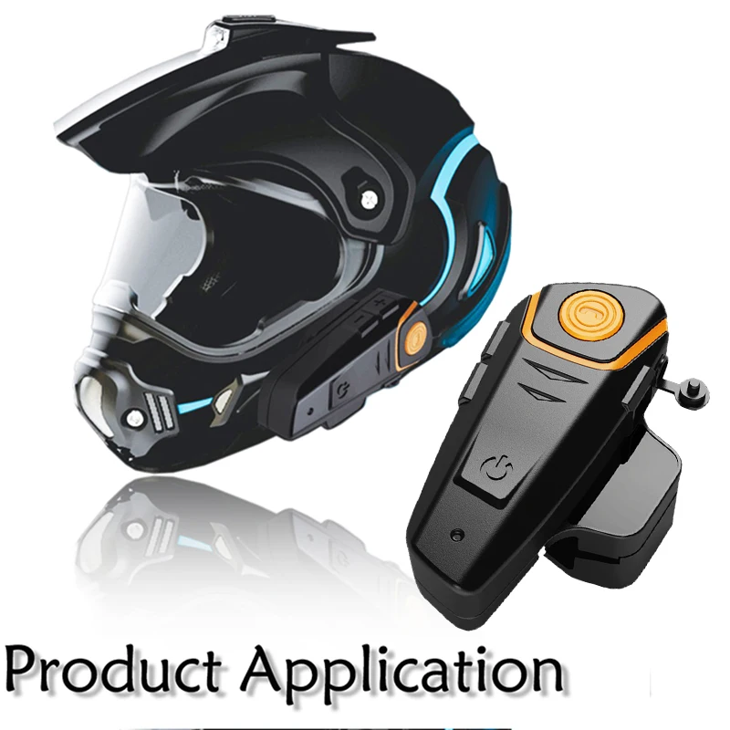 

2020 Version BT-S2 1000m 30M IPX7 Waterproof Moto Helmet Bluetooth Wireless Headset Motorcycle bluetooth intercom for motorcycle