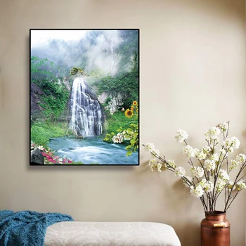 Home Decor Wall Art Canvas Paintings Posters And Prints Waterfall Woods Pictures Modern Home Living Room Office Aisle Decoration
Home Decor Wall Art Canvas Paintings Posters And Prints Waterfall Woods Pictures Modern Home Living Room Office Aisle Decoration