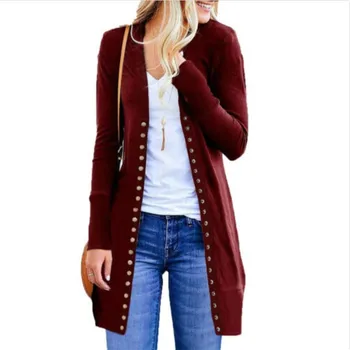 Women Plus Size Autumn Long Cardigan Sweater Coat Winter Clothes Women Ladies Long Sleeve Slim Knitted Cardigan Outwear
Women Plus Size Autumn Long Cardigan Sweater Coat Winter Clothes Women Ladies Long Sleeve Slim Knitted Cardigan Outwear