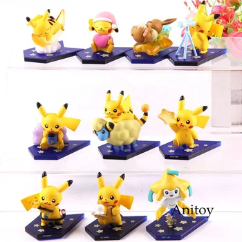 Cartoon Monsters Figure Eevee Jirachi Figure Parade at Night Ver. Anime Action Figures PVC Collection Toys for Kids 10pcs/set
Cartoon Monsters Figure Eevee Jirachi Figure Parade at Night Ver. Anime Action Figures PVC Collection Toys for Kids 10pcs/set