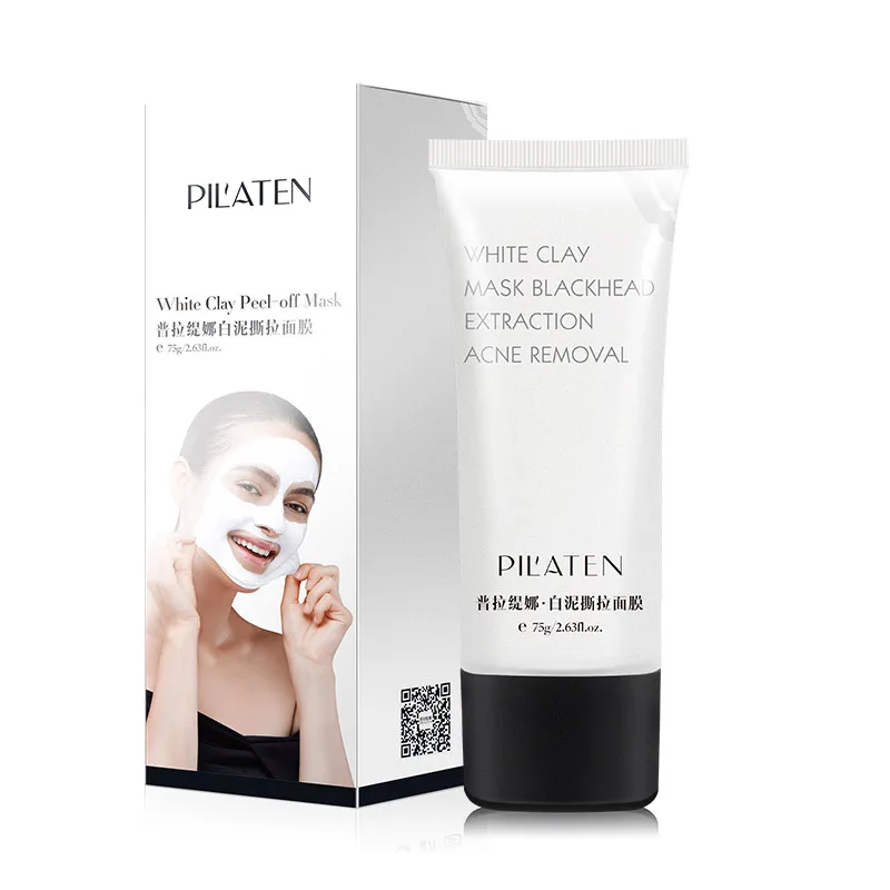 Pula Tina White Clay Tearing Mask 75G Cleaning Facemask Cosmetics Wholesale Skincare White Facial Mask Remove Blackhead
Pula Tina White Clay Tearing Mask 75G Cleaning Facemask Cosmetics Wholesale Skincare White Facial Mask Remove Blackhead