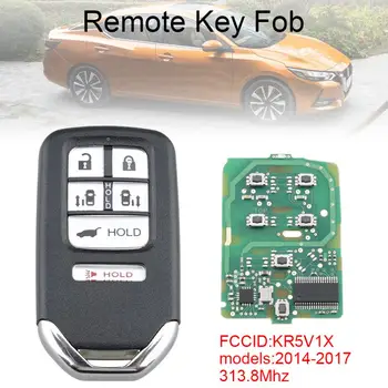 313.8Mhz 6 Buttons Keyless Smart Prox Remote Car Key Fob with ID47 Chip KR5V1X Fit for 2014/2015/2016/2017 Honda Odyssey
313.8Mhz 6 Buttons Keyless Smart Prox Remote Car Key Fob with ID47 Chip KR5V1X Fit for 2014/2015/2016/2017 Honda Odyssey