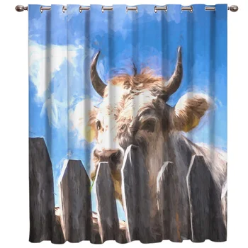 Oil Painting Style Cattle Inside The Enclosure Floral Fabric Kids Window Treatment Hardware Sets Curtain
Oil Painting Style Cattle Inside The Enclosure Floral Fabric Kids Window Treatment Hardware Sets Curtain