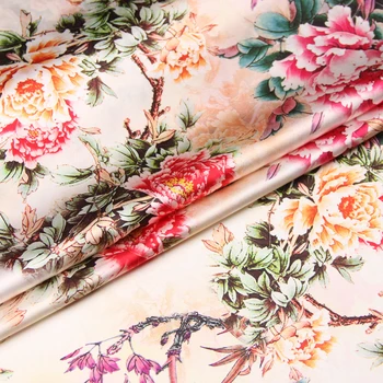 Chinese Silk With Large Flower Print Stretch Satin Fabric 93%Silk 7%Spandex Wide118cm 19MM
Chinese Silk With Large Flower Print Stretch Satin Fabric 93%Silk 7%Spandex Wide118cm 19MM