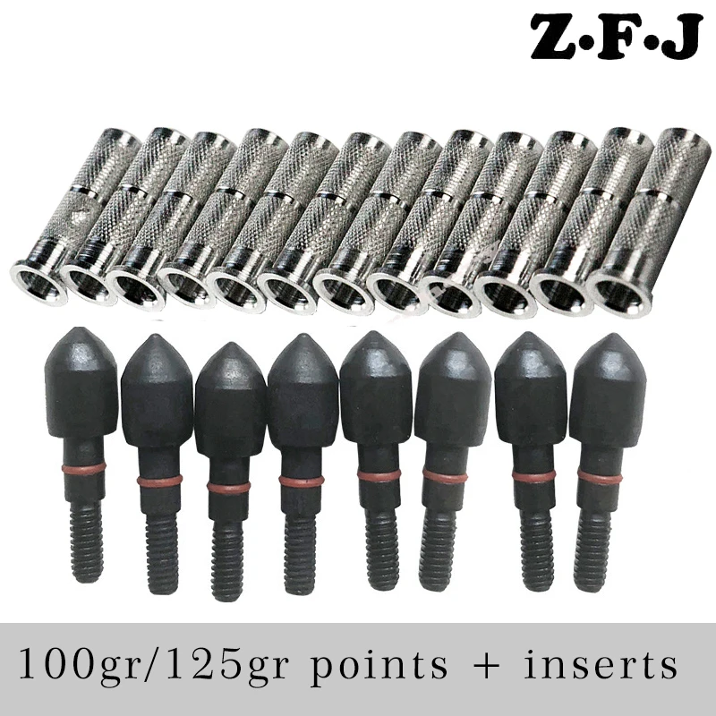 24pcs 100/125 Grain Arrow Head Tip Points + 24pcs Inserts for ID 6.2mm OD 7.6mm Arrows Self-adhesive pad Non-slip High Quality
24pcs 100/125 Grain Arrow Head Tip Points + 24pcs Inserts for ID 6.2mm OD 7.6mm Arrows Self-adhesive pad Non-slip High Quality