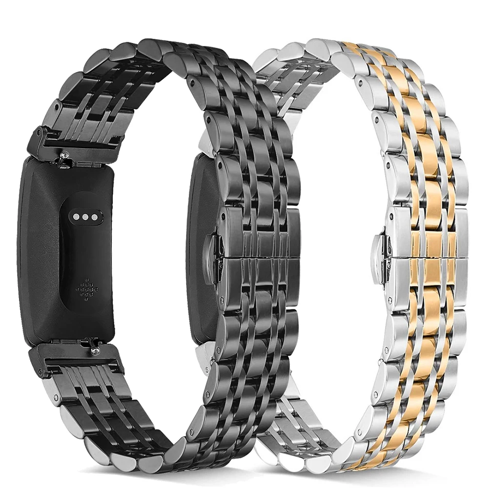 Новый браслет Essidi из нержавеющей стали для Fitbit inspire 1 2 женские и мужские