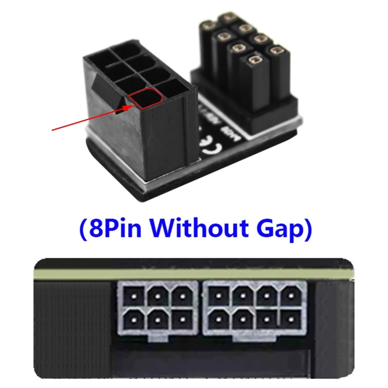 A TX 8 pin Male 180 Degree Angled to 8 Pin Female Power Adapter for GPU Desktops Graphics Card
A TX 8 pin Male 180 Degree Angled to 8 Pin Female Power Adapter for GPU Desktops Graphics Card