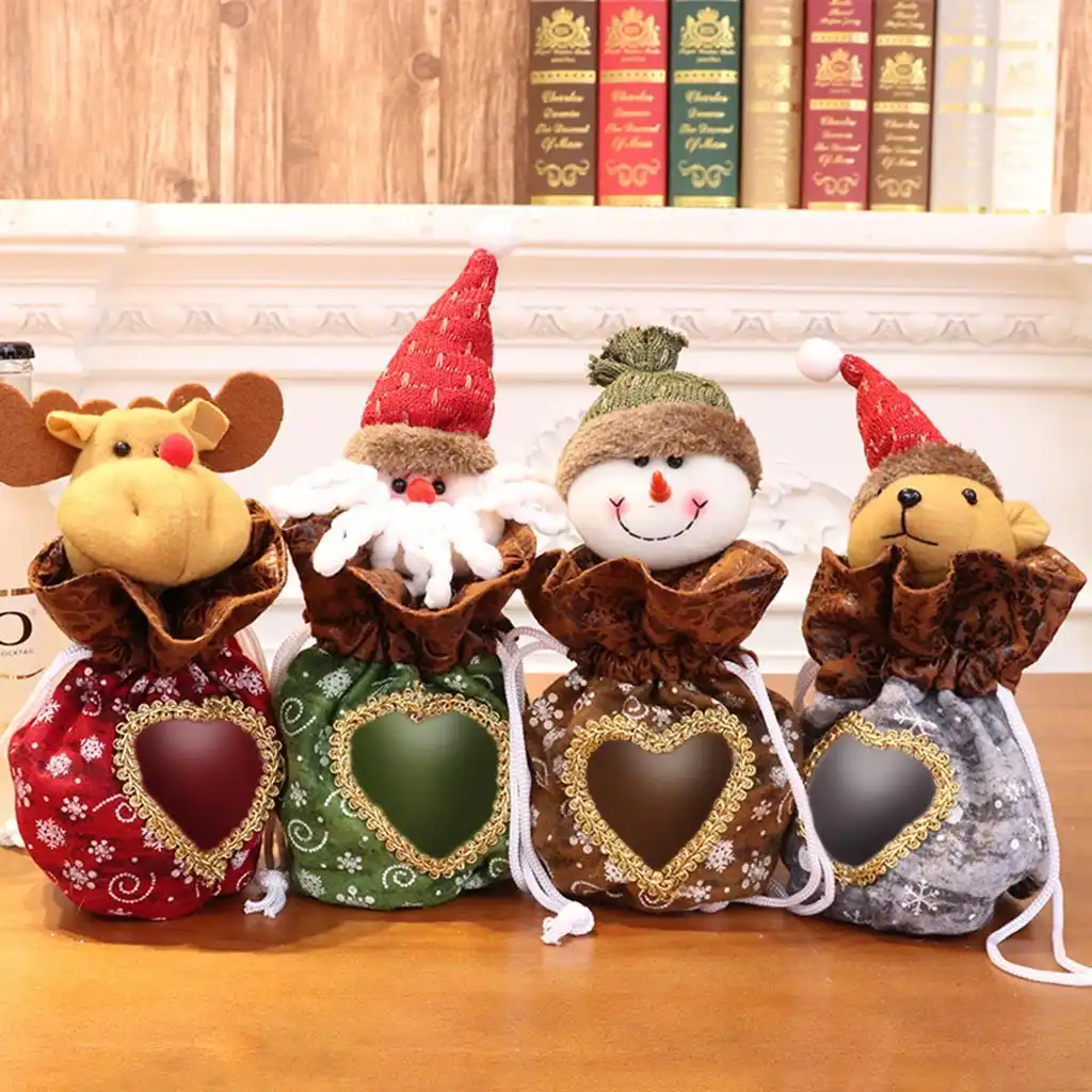 gift decorations candy bag doll gift bag christmas day apple ba