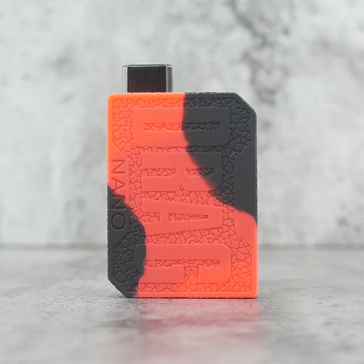 2 шт. силиконовый чехол для VOOPOO drag nano kit защитный с текстурой кожи и резиновыми