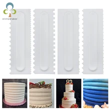 Cake-Decorating-Comb Fondant-Spatulas Baking Pastry-Tools 4 ZXH 4pcs/Set