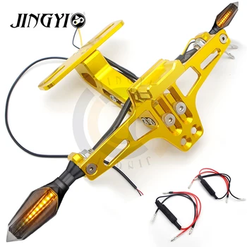 Motorcycle license plate frame with turn signal and relay plate holder FOR BMW f650 BMW c600 sport Honda xadv 750
Motorcycle license plate frame with turn signal and relay plate holder FOR BMW f650 BMW c600 sport Honda xadv 750