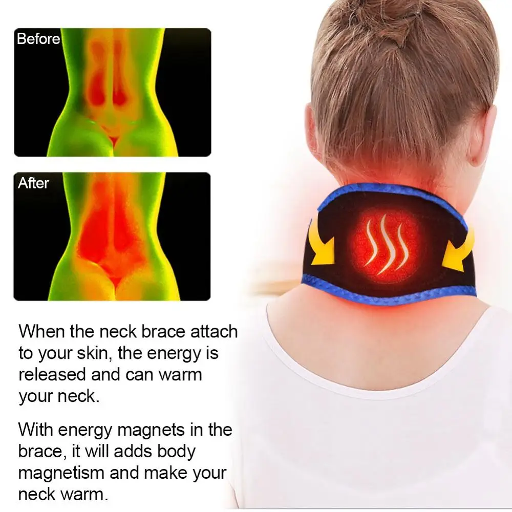 Adjustable Self-heating Tourmaline Neoprene Neck Support Brace Magnetic Therapy Wrap Protect Warming Heating Pads For Neck Pain
Adjustable Self-heating Tourmaline Neoprene Neck Support Brace Magnetic Therapy Wrap Protect Warming Heating Pads For Neck Pain