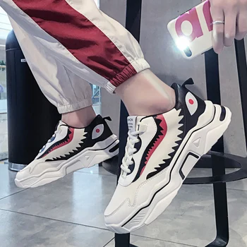 New Men's Breathable High Quality Flying Woven Running Shoes Walking Jogging Shoes Men's Sneakers Sneakers Casual Shark Pattern
New Men's Breathable High Quality Flying Woven Running Shoes Walking Jogging Shoes Men's Sneakers Sneakers Casual Shark Pattern