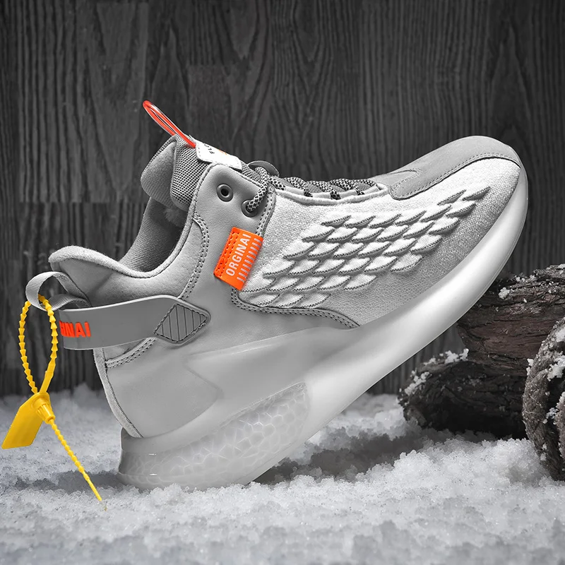 Winter New KeeP Warm Men Running Shoes Comfortable Fashion Outdoor Sports Shoes Trend Florescent Sneakers Non-slip Walking Shoes 
Winter New KeeP Warm Men Running Shoes Comfortable Fashion Outdoor Sports Shoes Trend Florescent Sneakers Non-slip Walking Shoes