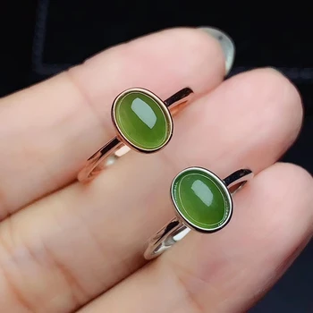 spinach green jade ring for women jewelry oval natural Hetian Jade real 925 silver good color soft character girl date gift
spinach green jade ring for women jewelry oval natural Hetian Jade real 925 silver good color soft character girl date gift