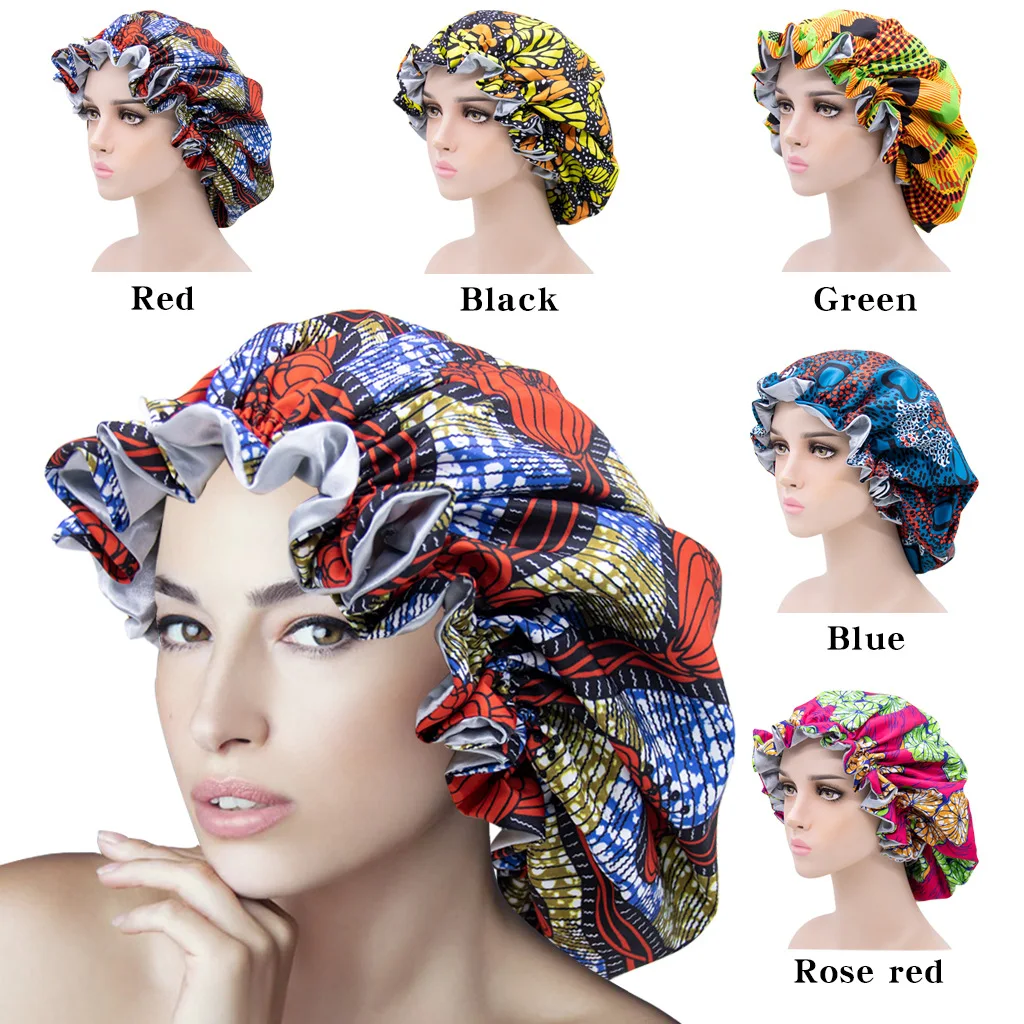 Satin cap sleep cap nkara Bonnet, with a double African print, is the popular Chemotherapist cap
Satin cap sleep cap nkara Bonnet, with a double African print, is the popular Chemotherapist cap