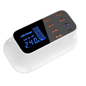 Quick Charge 3.0 Smart USB Type-C Charger Fast Charging Power Adapter Desktop Mobile Phone Tablets USB Charger Smart Led Display
Quick Charge 3.0 Smart USB Type-C Charger Fast Charging Power Adapter Desktop Mobile Phone Tablets USB Charger Smart Led Display
