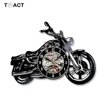Motorcycle Shape Wall Clock with LED Luminous Motorcycle Rider Vinyl Record Clocks 3D Wall Watch Home Decor Motorcycle Fans Gift
Motorcycle Shape Wall Clock with LED Luminous Motorcycle Rider Vinyl Record Clocks 3D Wall Watch Home Decor Motorcycle Fans Gift