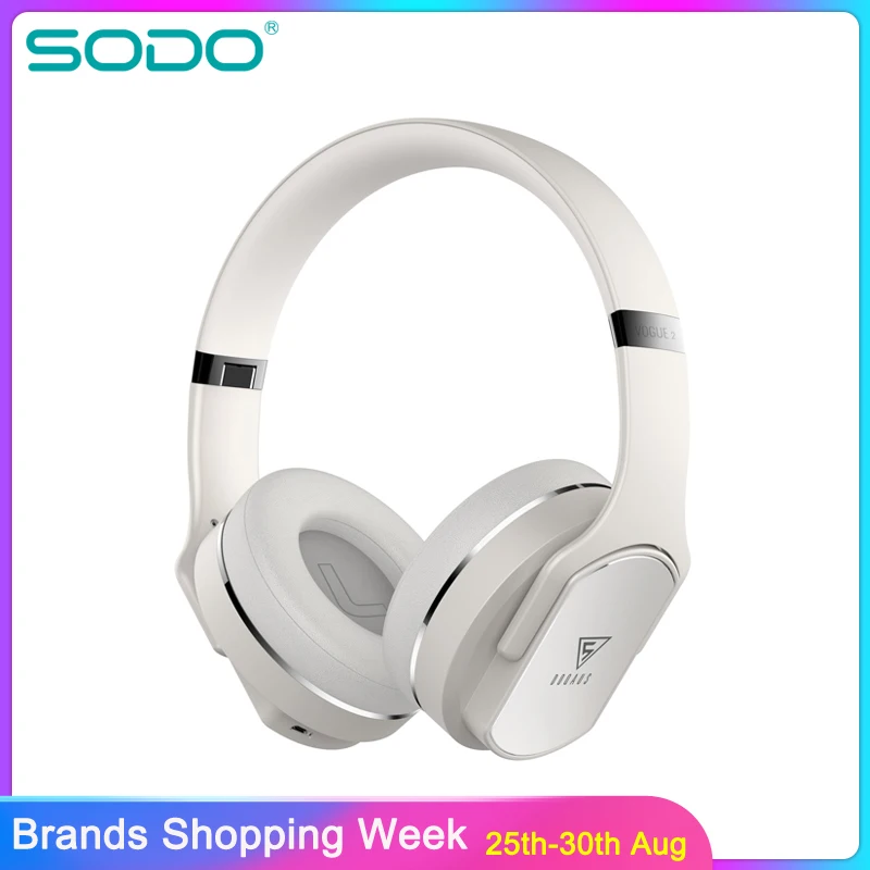 Original SODO V2 Comfortable Wireless Headphone NFC 2 in1 Twist-out Bluetooth Speaker Headphone with Microphone for PC & Mobile
Original SODO V2 Comfortable Wireless Headphone NFC 2 in1 Twist-out Bluetooth Speaker Headphone with Microphone for PC & Mobile