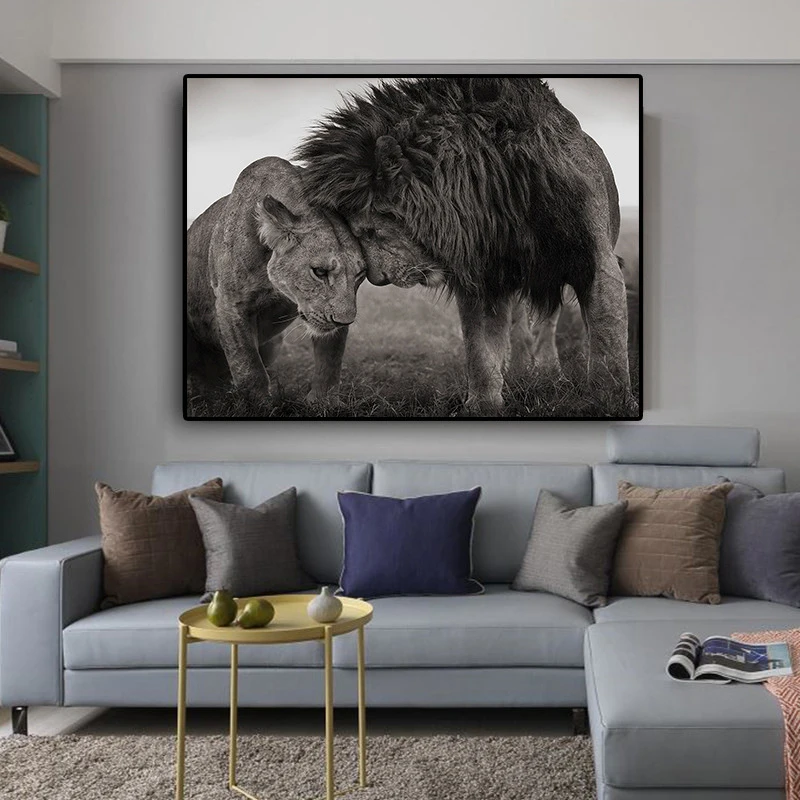 COSY MOMENT Black And White Poster Lion Tiger Wall Art Canvas Painting Nordic Posters And Prints Animals Wall Pictures ZS182
COSY MOMENT Black And White Poster Lion Tiger Wall Art Canvas Painting Nordic Posters And Prints Animals Wall Pictures ZS182