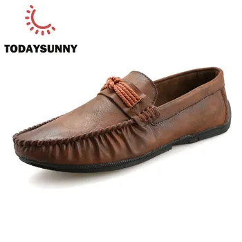 Lightweight Loafers Shoes Men Leather Moccasins Soft Brand Luxury Shoes Male Heren Loafers Slip-On Flat Sneakers Chaussure Homme
Lightweight Loafers Shoes Men Leather Moccasins Soft Brand Luxury Shoes Male Heren Loafers Slip-On Flat Sneakers Chaussure Homme
