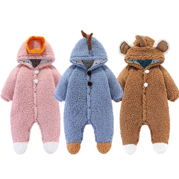 0-18 Months Baby dinosaur Romper 2020 Baby girls winter Outerwear warm thick 100% cotton Toddler clothes jumpsuit for newborns
0-18 Months Baby dinosaur Romper 2020 Baby girls winter Outerwear warm thick 100% cotton Toddler clothes jumpsuit for newborns