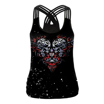 Cross Border Of Goods Halloween New Style Digital Printing Tops Women'S Ball Performance Vest Wb104-007
Cross Border Of Goods Halloween New Style Digital Printing Tops Women'S Ball Performance Vest Wb104-007
