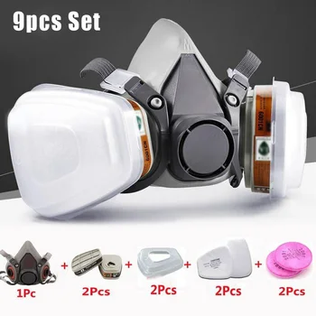 9-In-1 Set 6200 Half Face Painting Spraying Gas Protector Filter Cover Safety Anti-spittle Anti-slobber
9-In-1 Set 6200 Half Face Painting Spraying Gas Protector Filter Cover Safety Anti-spittle Anti-slobber