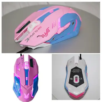 Premium Quality Pink 6 Buttons 3200DPI Adjustable Gamer Wired Ergonomic LED Optical USB Computer Mouse for PC Laptop Notebook 
Premium Quality Pink 6 Buttons 3200DPI Adjustable Gamer Wired Ergonomic LED Optical USB Computer Mouse for PC Laptop Notebook
