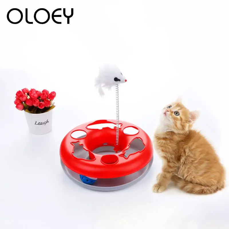 360° Rotating Rod Cat Toys with Feather Turntable Bell Ball False Mouse Shape Teasing Cat Multifunctional Durable Pet Products
360° Rotating Rod Cat Toys with Feather Turntable Bell Ball False Mouse Shape Teasing Cat Multifunctional Durable Pet Products