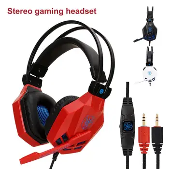 Soyto SY850MV Portable Stereo Gaming Headset Volume Control Headphone With Mic For PC
Soyto SY850MV Portable Stereo Gaming Headset Volume Control Headphone With Mic For PC