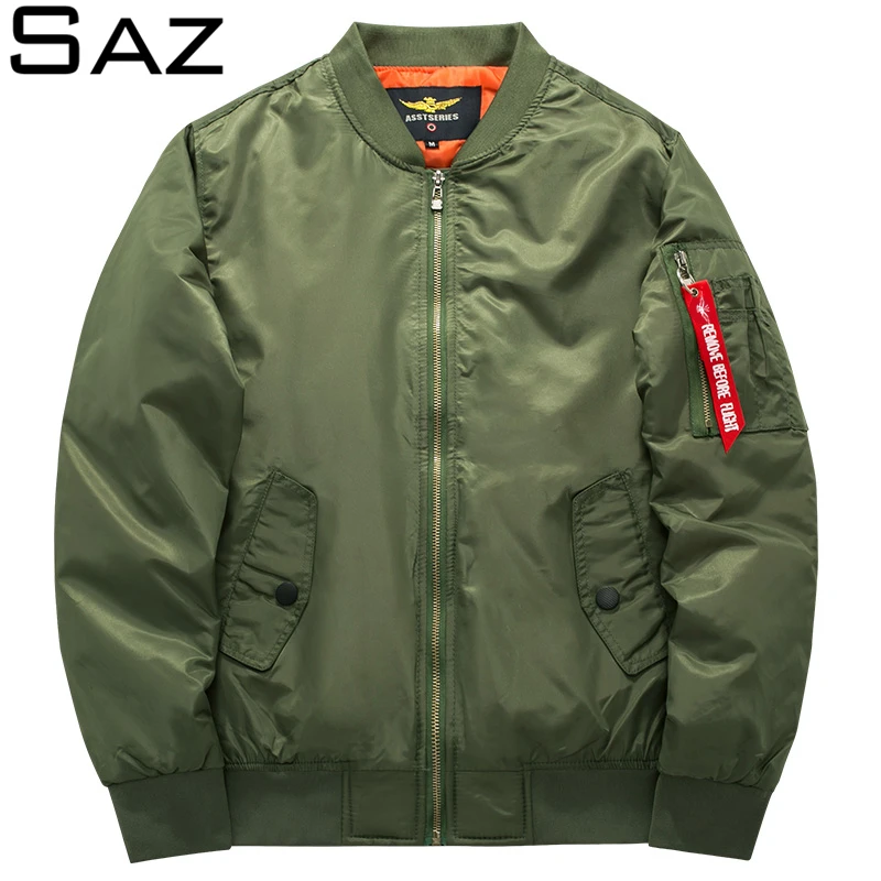 Saz Military tactical Male Army Flight Bomber Jacket Baseball Varsity College Pilot Air Force Waterproof Winter Coat For Men
Saz Military tactical Male Army Flight Bomber Jacket Baseball Varsity College Pilot Air Force Waterproof Winter Coat For Men