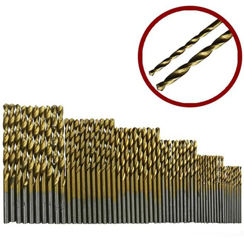 

10/25/50pcs 1.0-3.0MM Cobalt High Speed Steel Twist Drill Hole M35 Stainless Steel Tool Set The Whole Ground Metal Reamer Tools