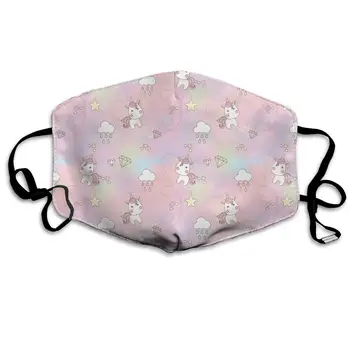Cute Little Unicorn Washable Reusable Mask, Cotton Anti Dust Half Face Mouth Mask For Kids Teens Men Women With Adjustable Ear
Cute Little Unicorn Washable Reusable Mask, Cotton Anti Dust Half Face Mouth Mask For Kids Teens Men Women With Adjustable Ear