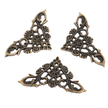 12Pcs Bronze Furniture Corner Brackets Jewelry Chest Wine Case Box Book Scrapbook Album Corner Protector Decoration Hardwares
12Pcs Bronze Furniture Corner Brackets Jewelry Chest Wine Case Box Book Scrapbook Album Corner Protector Decoration Hardwares