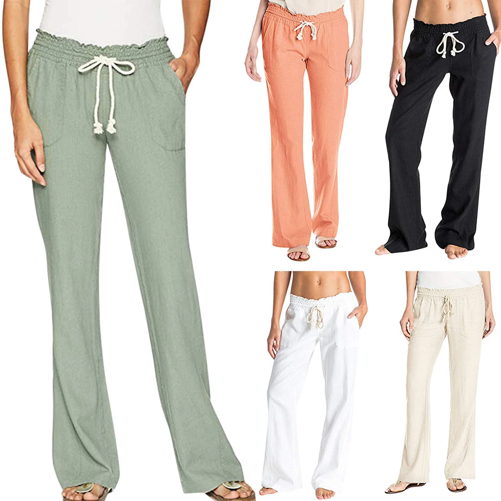 plus size drawstring pants