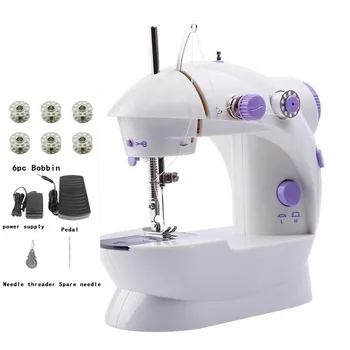 Mini Sewing Machine Portable Household Night Light Foot Pedal Straight Line Hand Table Two Thread Kit Electric Stitch Machine
Mini Sewing Machine Portable Household Night Light Foot Pedal Straight Line Hand Table Two Thread Kit Electric Stitch Machine