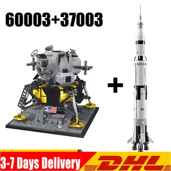 2020 Apollo Saturn V Space Launch+60003 Apollo 11 Moon Space Rocket Lunar Lander Model Building Blocks Toy 10266
2020 Apollo Saturn V Space Launch+60003 Apollo 11 Moon Space Rocket Lunar Lander Model Building Blocks Toy 10266