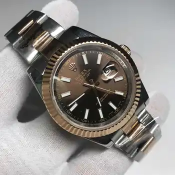 Luxury silver & rose gold Watch gold dial number 40mm AAA Men Luxury Watch Datejust President Automatic Mechanical Watches
Luxury silver & rose gold Watch gold dial number 40mm AAA Men Luxury Watch Datejust President Automatic Mechanical Watches