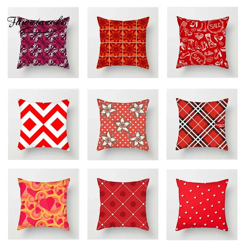 Fuwatacchi Red Geometric Cushion Cover Diamond Flower Square Throw Pillow Cover for Home Sofa Decor Irregular Geo Pillowcases
Fuwatacchi Red Geometric Cushion Cover Diamond Flower Square Throw Pillow Cover for Home Sofa Decor Irregular Geo Pillowcases