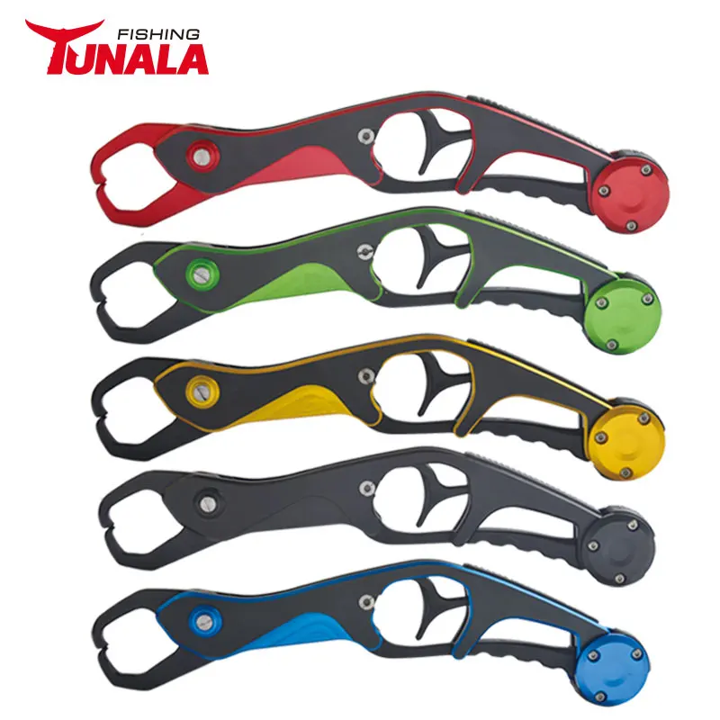 TUNALA Fishing Lip Gripper Grabber Grip with Lanyard Fish Holder Control Accessories Portable Lightweight Aluminium Alloy
TUNALA Fishing Lip Gripper Grabber Grip with Lanyard Fish Holder Control Accessories Portable Lightweight Aluminium Alloy
