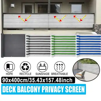 Home Balcony Privacy Screen HDPE Fence Deck Shade Sail Yard Cover Anti-UV Sunblock Wind Protection 0.9x4m
Home Balcony Privacy Screen HDPE Fence Deck Shade Sail Yard Cover Anti-UV Sunblock Wind Protection 0.9x4m