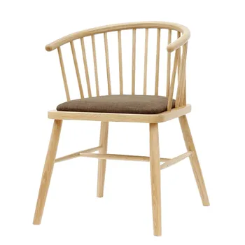 Chair solid wood dining chair vintage hotel designer table and back armrest Nordic
Chair solid wood dining chair vintage hotel designer table and back armrest Nordic