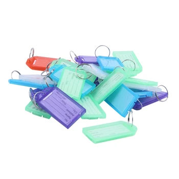 25Pcs Multicolor Plastic Key ID Label Tags w 2cm Dia Ring Keyring
25Pcs Multicolor Plastic Key ID Label Tags w 2cm Dia Ring Keyring