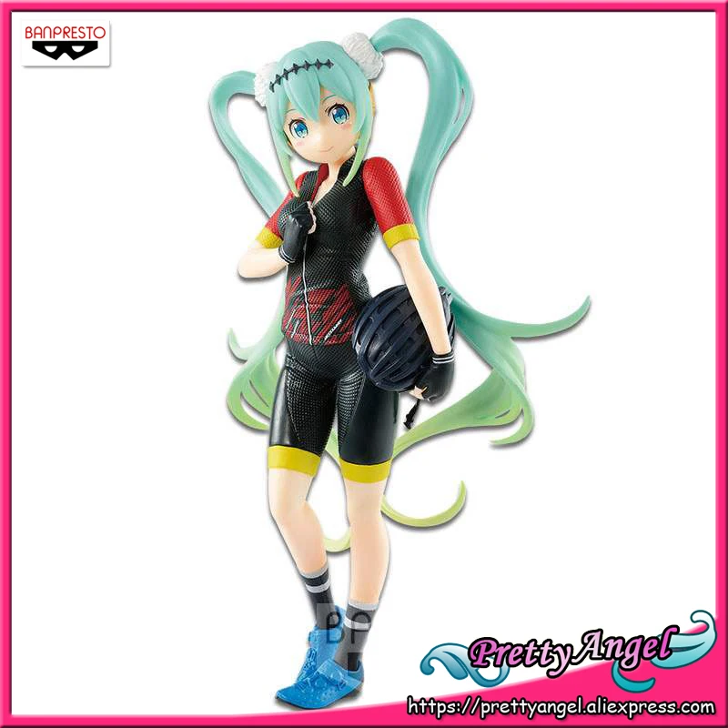 PrettyAngel-подлинный Banpresto EXQ Racing Miku 2018 TeamUKYO авояж Ver. Коллекционная фигурка | Игрушки и